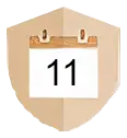 Eleven years in the program badge.