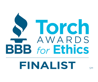 BBB Torch Awards for Ethics Finalist.