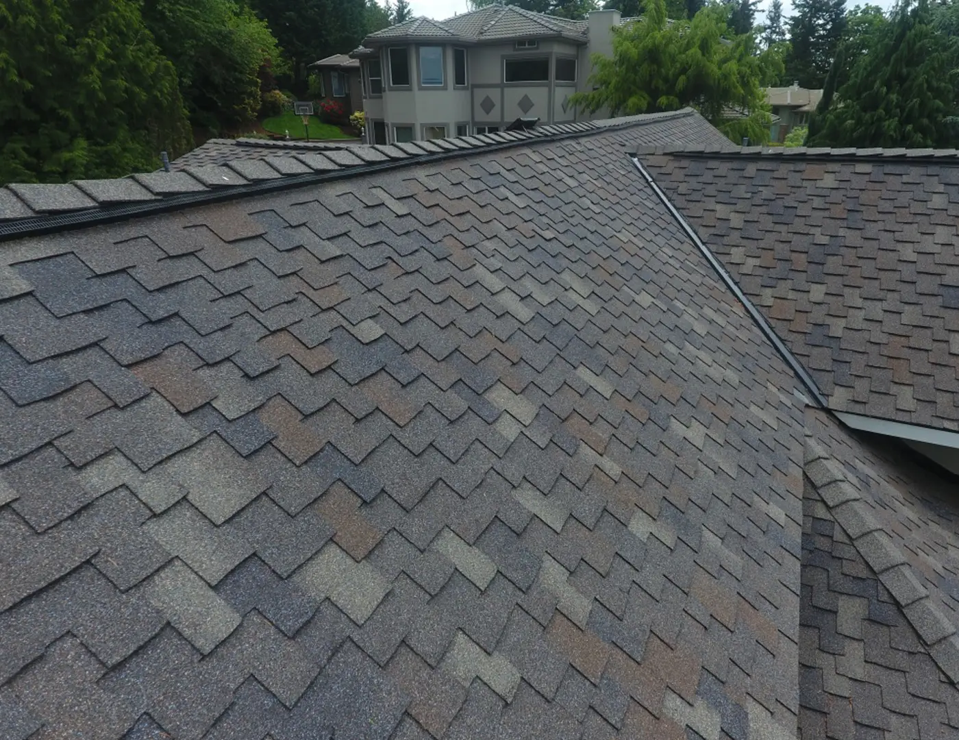 Roof of a house.